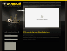 Tablet Screenshot of lavignemfg.com